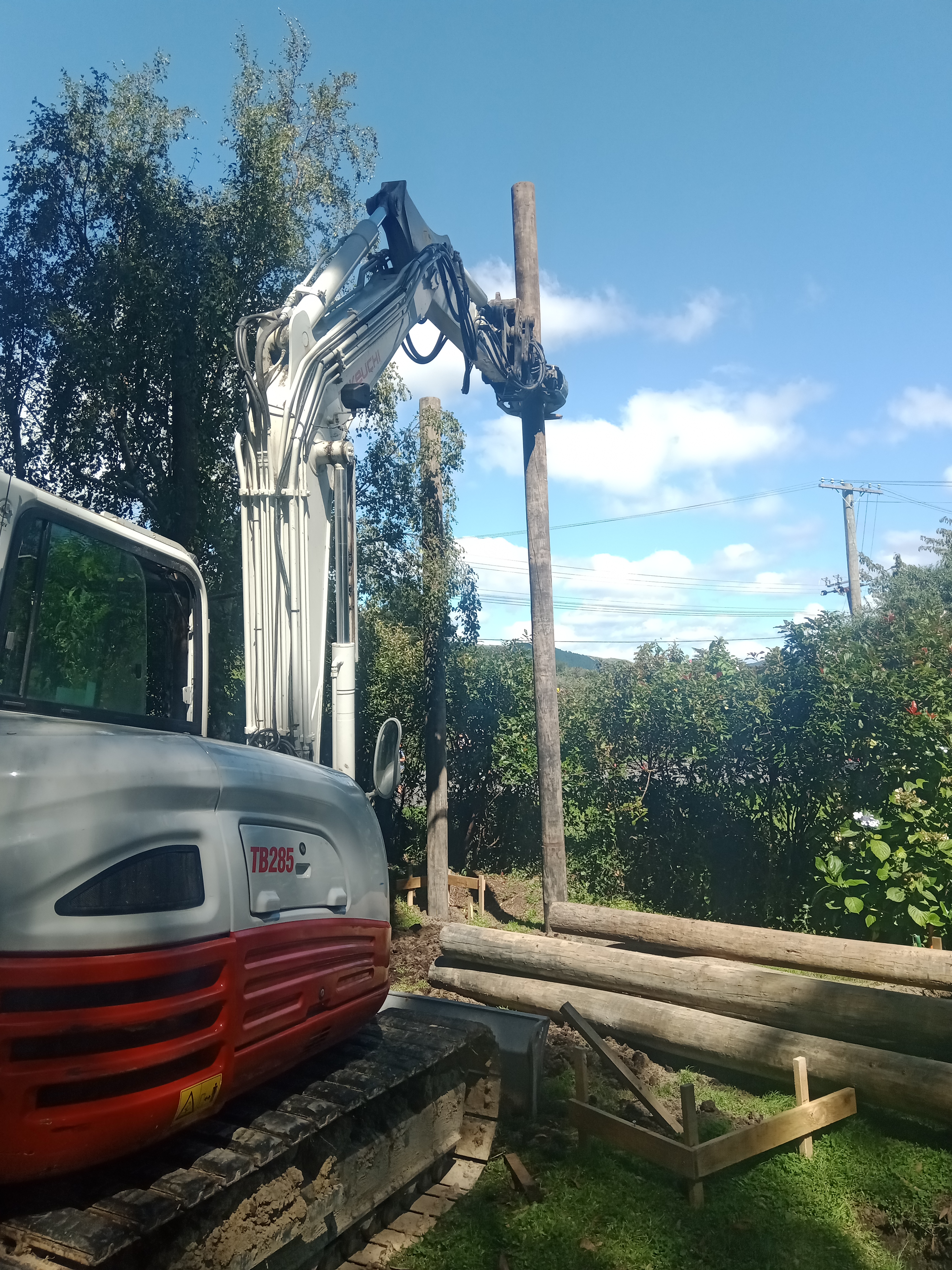 Team of construction workers planning on site